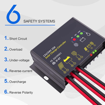 30 Watt 24V Kit de panel solar Trickle Cargador Controlador de mantenimiento