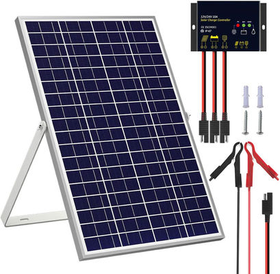 30 Watt 24V Kit de panel solar Trickle Cargador Controlador de mantenimiento