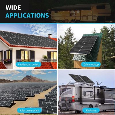 24V 320W Panel solar monocristalino en la red fuera de la red para remolques RV