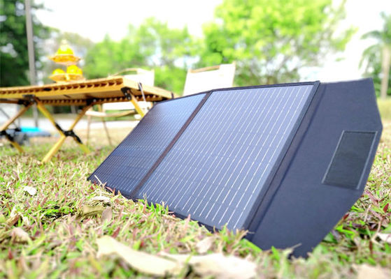 FTB30W 30w paneles solares de manta plegable cargador de batería con negro para exteriores
