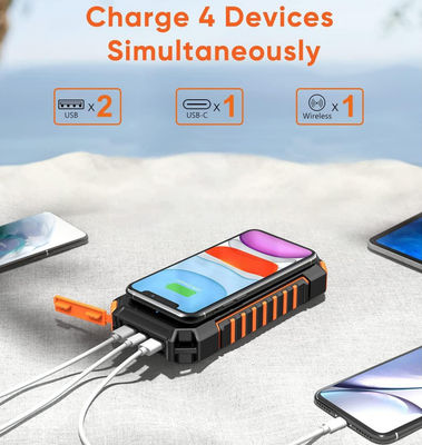 Cargador solar portátil de 26800mAh para tabletas de teléfonos Galaxy