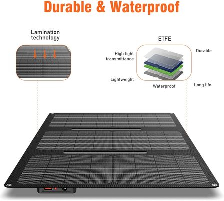30 Watt Balcón portátil Paneles solares Silicio monocristalino a prueba de agua