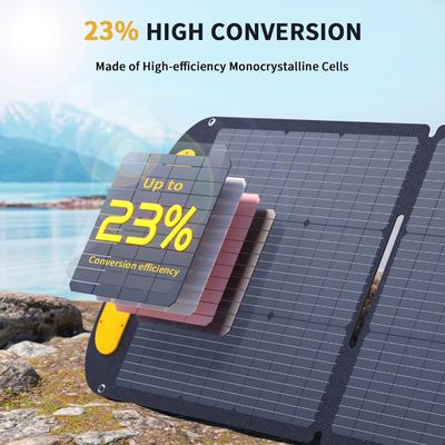 Panel solar híbrido mono portátil 110W 19V IP67 a prueba de agua