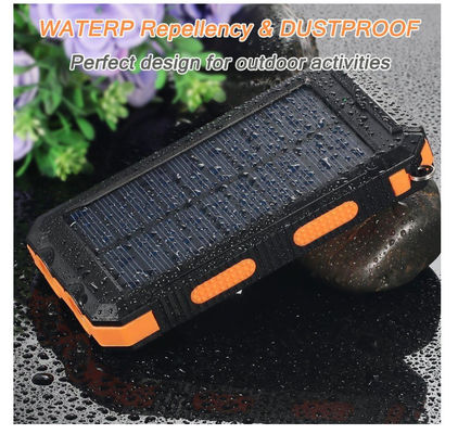 Panel de cargador solar portátil mono de 12v Banco de energía de 38800mAh para teléfonos celulares
