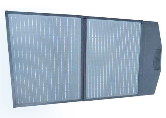 FT160 Sistema de cargador de células solares portátiles flexibles 160W 18V con ABS negro