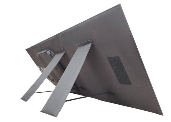 FT160 Sistema de cargador de células solares portátiles flexibles 160W 18V con ABS negro