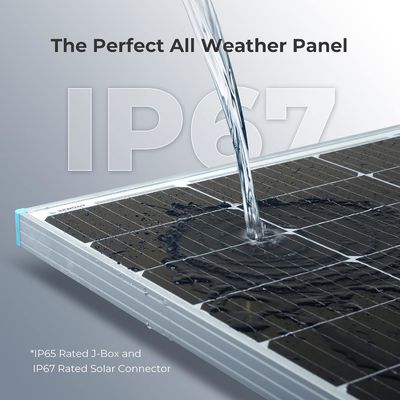 Panel fotovoltaico monocristalino para balcón 100 W 12V OEM