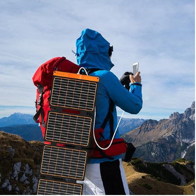 FT40 Cargador solar portátil de USB pequeño Modulo monocristalino IP67 a prueba de agua