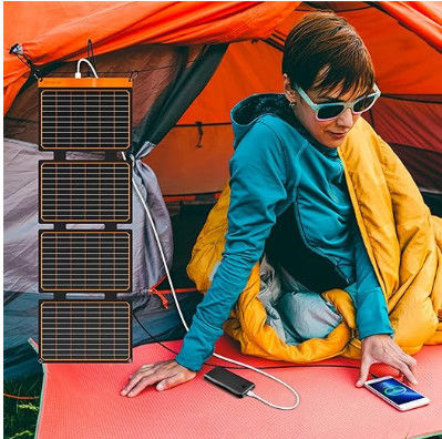 FT40 Cargador solar portátil de USB pequeño Modulo monocristalino IP67 a prueba de agua