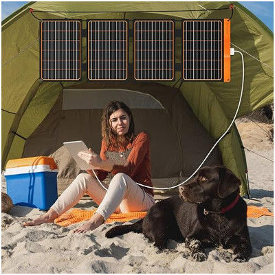 FT40 Cargador solar portátil de USB pequeño Modulo monocristalino IP67 a prueba de agua