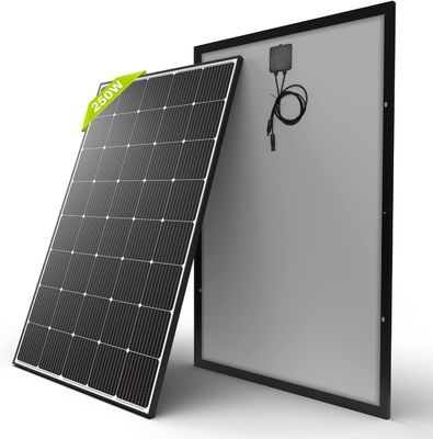 Modulo fotovoltaico de paneles monocristalinos de 15 V de 250 W fuera de red ligero