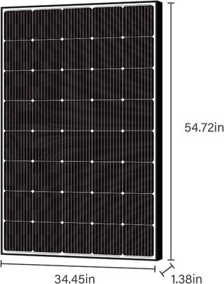 Modulo fotovoltaico de paneles monocristalinos de 15 V de 250 W fuera de red ligero