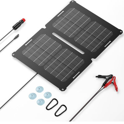 Cargador solar portátil de mantenimiento de 12V 25W para diferentes aplicaciones