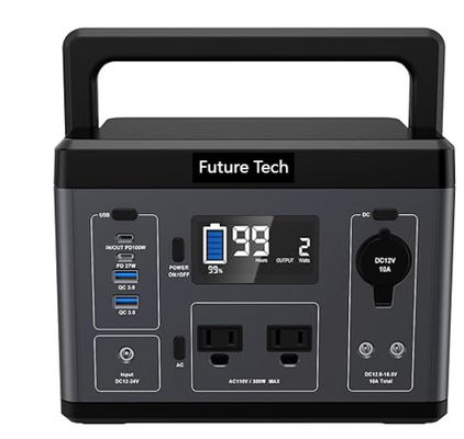 Estación de energía de generador solar de respaldo portátil Batería de litio 296Wh