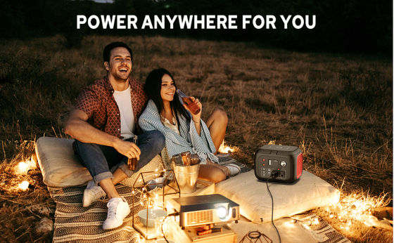 Batería de litio solar de 228Wh Estación de energía portátil de 300W con luz LED