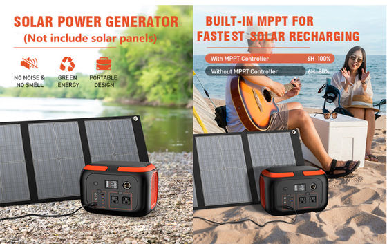 FTMB600 Conjunto de central eléctrica portátil de 300W,600W Banco de baterías de litio de respaldo