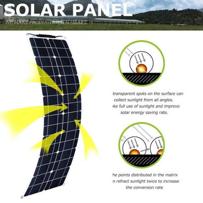 Kit de paneles solares usb monocristalino de 300W para autocaravanas 50A 12-24V