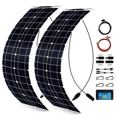 Kit de paneles solares usb monocristalino de 300W para autocaravanas 50A 12-24V
