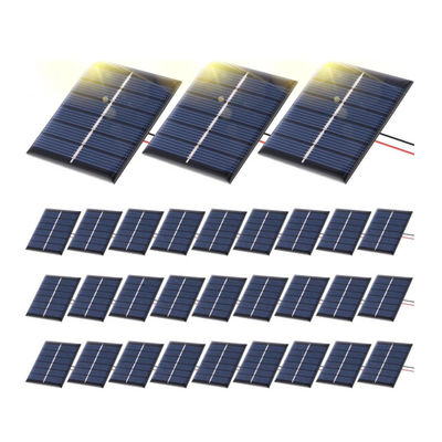 Sistema de células de paneles solares portátiles y flexibles policristalinas de 120 MA para linterna