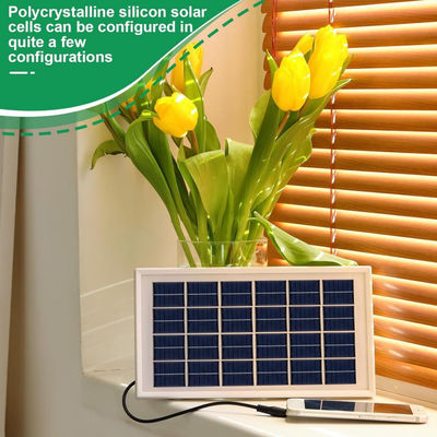 Sistema de células de paneles solares portátiles y flexibles policristalinas de 120 MA para linterna