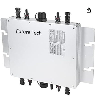 FTB1200 Sistema de generación de energía con microinversor solar fotovoltaico con blanco