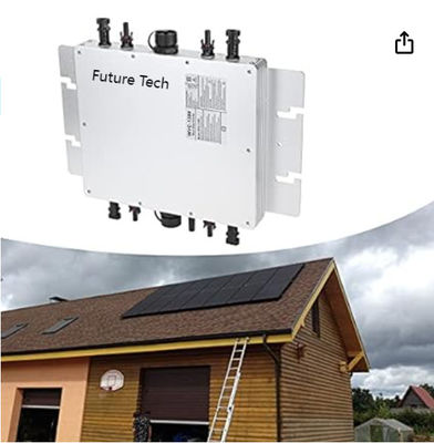 FTB1200 Sistema de generación de energía con microinversor solar fotovoltaico con blanco
