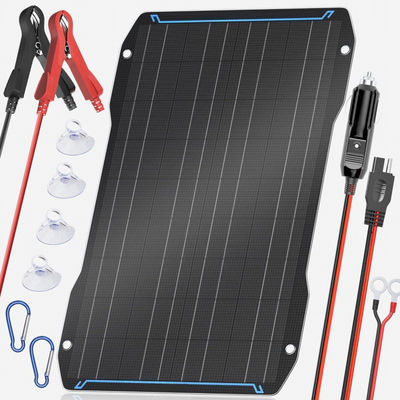 Inodoro 30 Watt Panel Solar Flexible Cargador de batería de automóvil portátil