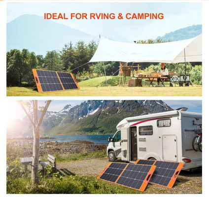100 Watt manta solar plegable paneles solares portátiles para exteriores