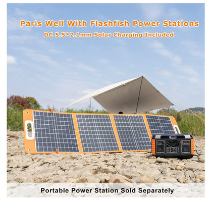 Cargador de paneles solares plegables de 18V 100W personalizado con salida de CC