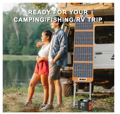 Cargador de paneles solares plegables de 18V 100W personalizado con salida de CC