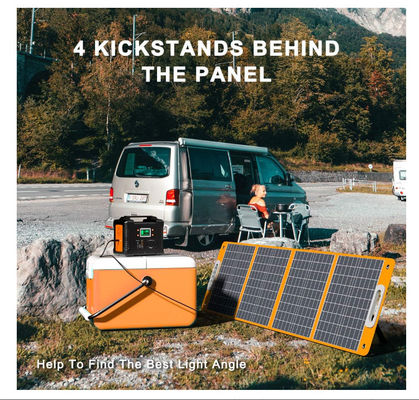 Cargador de paneles solares plegables de 18V 100W personalizado con salida de CC
