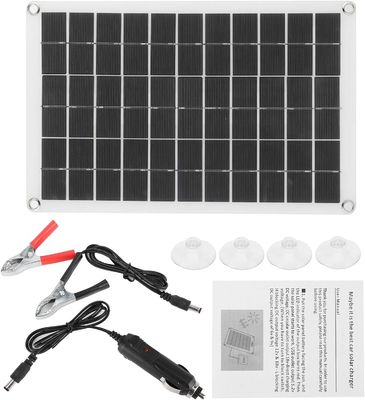 Panel solar portátil ligero con célula monocristalina de 100W 12/24V salida USB
