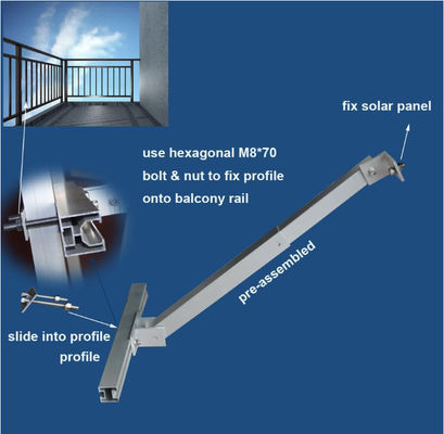 Accesorios de paneles solares de inclinación ajustable soportes de montaje de acero inoxidable