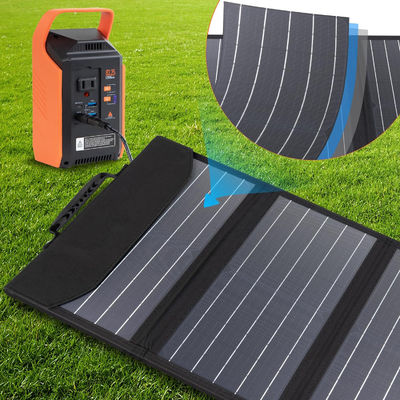 Kit de cargador de paneles solares portátiles plegables de 30W para acampar al aire libre