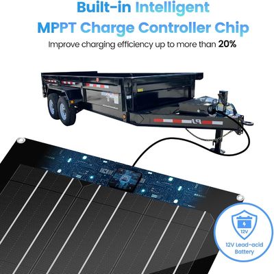 Cargador de mantenimiento de la batería de automóvil solar Trickle para RV 15W 12V