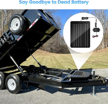 Cargador de mantenimiento de la batería de automóvil solar Trickle para RV 15W 12V