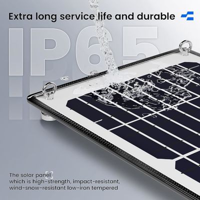 10W 12V cargador de batería solar magnética de goteo mantenedor impermeable para barco