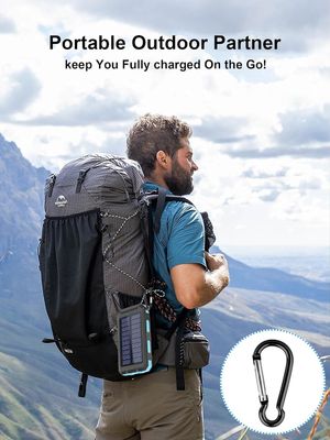 38800mAh Energía solar Usb Banco de energía a prueba de agua para acampar al aire libre