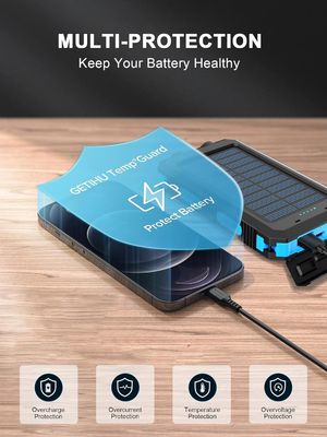 38800mAh Energía solar Usb Banco de energía a prueba de agua para acampar al aire libre