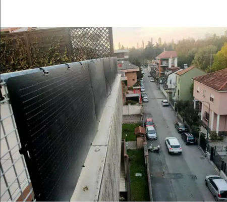 Sistema de paneles solares de 600w con cinturón en el balcón Silicio monocristalino