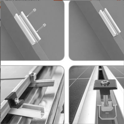Accesorios de paneles solares de aluminio de peso ligero e impermeable
