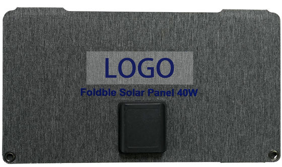 FT40W Panel solar plegable 40W Panel solar plegable a prueba de agua IP65 con negro