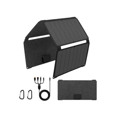 Cubierta solar plegable de alta eficiencia de 40W IP68 a prueba de agua para acampar
